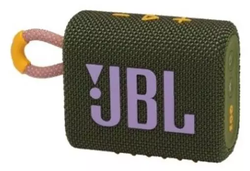Портативная акустика JBL GO 3, 4.2 Вт, Bluetooth, зеленый (JBLGO3GRN)