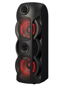 Акустика портативная Perfeo Power Box 70, 70 Вт, FM, AUX, USB, microSD, Bluetooth, подсветка, черный (PF_B4986)