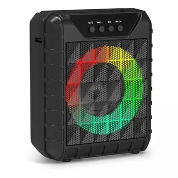 Портативная акустика SmartBuy BLOOM 2, 5 Вт, FM, AUX, USB, Bluetooth, подсветка, черный (SBS-5270)