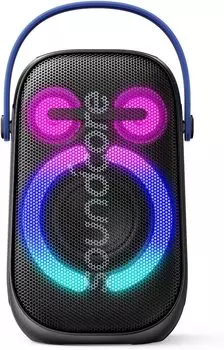Портативная акустика Soundcore Rave Neo 2, 80 Вт, AUX, Bluetooth, подсветка, черный (SDC-A33A1G11-BK)