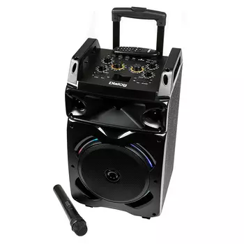 Акустика Dialog Oscar AO-210, 70 Вт, FM, USB, SD, Bluetooth, подсветка, черный (58796)