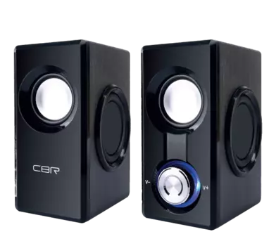 Акустика 2.0 CBR CMS 504, 6Вт, подсветка, черный (CMS 504 Black)