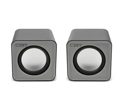 Акустика 2.0 CBR CMS 90, 6 Вт, серый