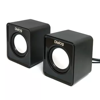 Акустика 2.0 Dialog AC-02U, 5 Вт, черный