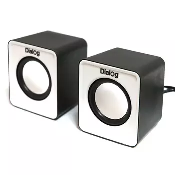 Акустика 2.0 Dialog AC-02U, 5 Вт, черный