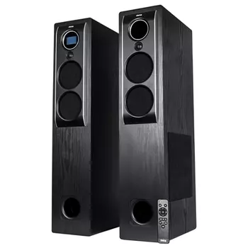 Акустика 2.0 Dialog Progressive AP-2500, 2х55W, BT, microSD, ПДУ, черный
