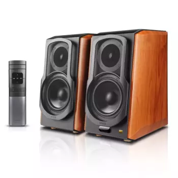Акустика 2.0 Edifier S1000W, 120 Вт, WiFi, Bluetooth, коричневый