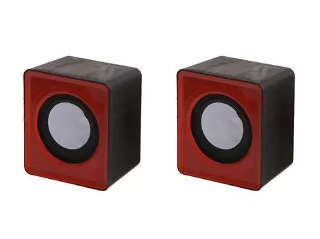 Акустика 2.0 ExeGate Disco 140 Red, 6 Вт, красный (EX289920RUS)