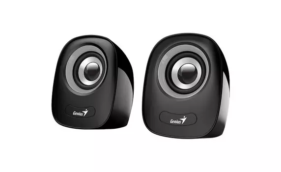 Акустика 2.0 Genius SP-Q160, 6 Вт, черный/серый (SP-Q160 Gray)