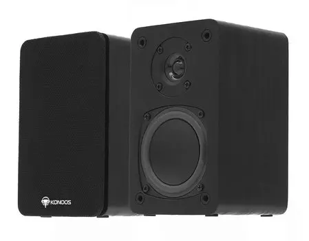 Акустика 2.0 Konoos KNS-PU80-Br 2x2.3W USB Brown Wooden