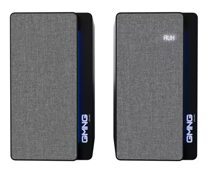 Акустика 2.0 GMNG OK-603, 50 Вт, FM, AUX, USB, microSD, Bluetooth, подсветка, черный