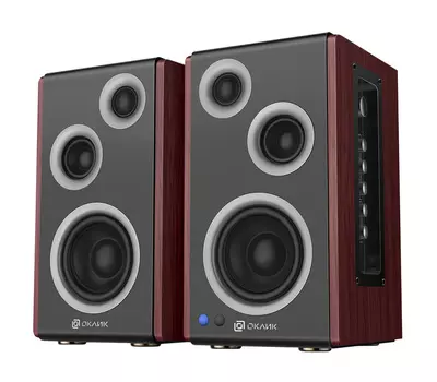 Акустика 2.0 Oklick OK-117, 80 Вт, USB, Bluetooth, черный