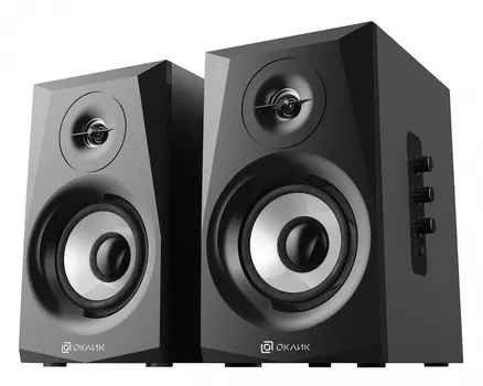 Акустика 2.0 Oklick OK-166, 40 Вт, Bluetooth, черный