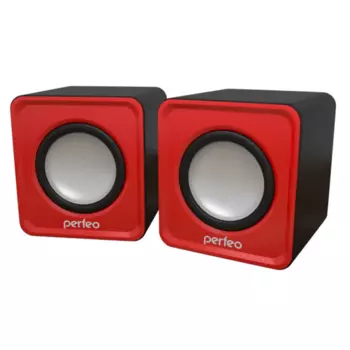 Акустика 2.0 Perfeo WAVE, 6 Вт, красный (PF_5128)