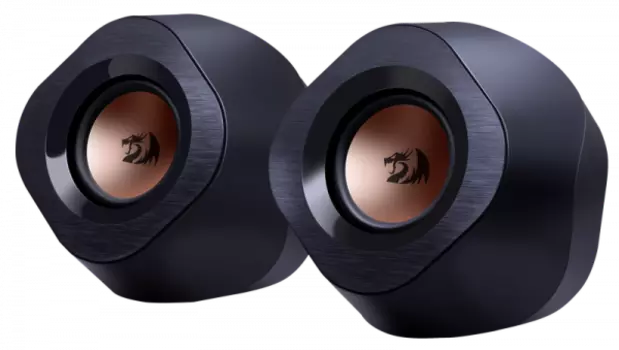 Акустика 2.0 Redragon Kaidas, 6 Вт, USB, Bluetooth, подсветка, черный (71514)