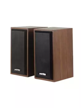 Акустика 2.0 SmartBuy ONE, 6 Вт, коричневый (SBA-102)