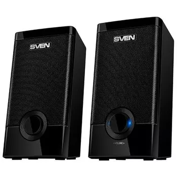 Акустика 2.0 SVEN 318, 5 Вт, черный