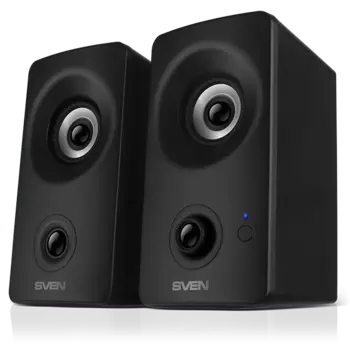 Акустика 2.0 SVEN 405, 8 Вт, Bluetooth, черный (SV-021122)