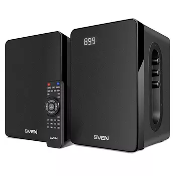 Акустика 2.0 SVEN SPS-710, 40 Вт, FM, USB, SD, Bluetooth, черный (SV-018009)