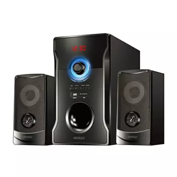 Акустика 2.1 Ginzzu GM-426, 60W, BT, USB, SD, FM, ДУ, черный