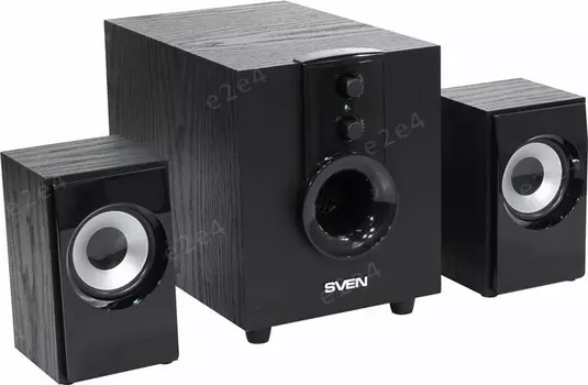 Акустика 2.1 SVEN MS-107, 10 Вт, черный