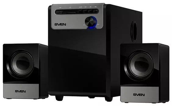 Акустика 2.1 SVEN MS-110, 10 Вт, USB, SD, черный