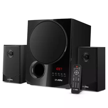 Акустика 2.1 SVEN MS-2080, 70 Вт, FM, USB, SD, Bluetooth, черный
