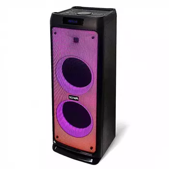 Акустика BQ PBS2005, 100 Вт, FM, AUX, USB, microSD, Bluetooth, подсветка, черный