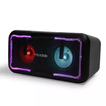 Акустика Microlab BP11, 16 Вт, AUX, USB, Bluetooth, подсветка, черный