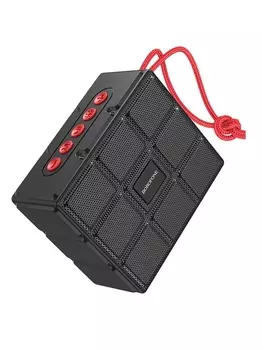 Портативная акустика Borofone BR16 Gage, 5 Вт, FM, AUX, USB, microSD, Bluetooth, черный (134285)