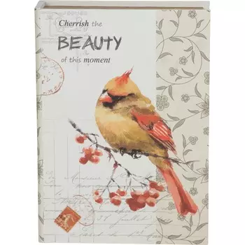 Шкатулка Glasar в виде книги красная 27,2х8,3х37,7 см