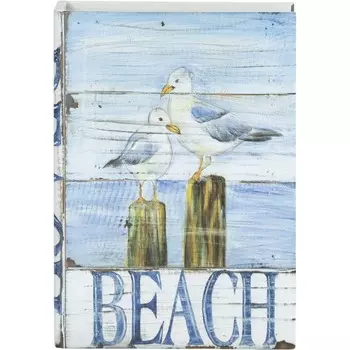 Шкатулка Glasar в виде книги с морскими птицами 21,5х7х30 см