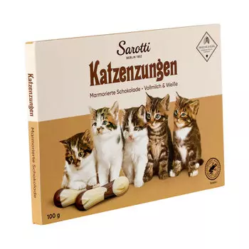 Шоколад белый Baronie Кошачьи язычки 100 г