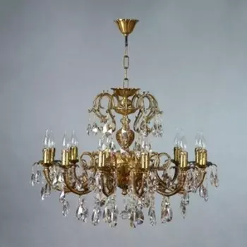 Люстра Ambiente Подвесная Alicante 8888/12 AB Tear drop