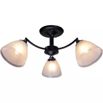 Люстра потолочная Imex MD.1092-3-S BK+CH 3*60Вт E27