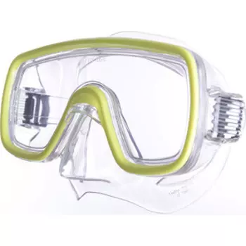 Маска для плавания Salvas Domino Sr Mask, арт. CA150C1TGSTH, закален.стекло, Silflex, р. Senior, желтый