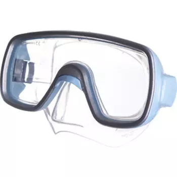 Маска для плавания Salvas Geo Md Mask, арт. CA140S1QYSTH, закален.стекло, силикон, р. Medium, голубой