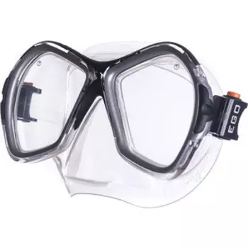 Маска для плавания Salvas Phoenix Mask, арт. CA520S2NYSTH, зак.стекло, силикон, р. Senior, сереб/черн