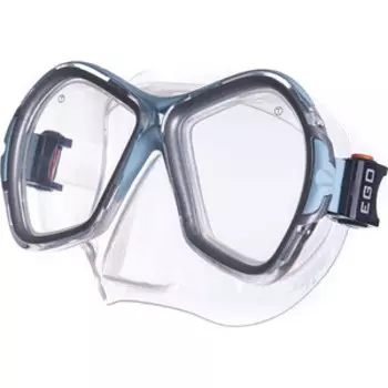 Маска для плавания Salvas Phoenix Mask, арт. CA520S2QYSTH, зак.стекло, силикон, р. Senior, сереб/голуб