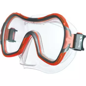 Маска для плавания Salvas Viva Sr Mask, арт. CA535S1RYSTH, закален.стекло, силикон, р. Senior, красный