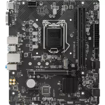 Материнская плата MSI PRO H510M-B (Socket 1200/mATX/H470/2xDDR4/M.2/VGA/DP/HDMI)