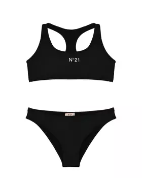 Купальник в спортивном стиле, черный No. 21