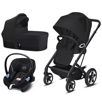 Коляска Talos S Lux BLK 3 в 1 Deep Black CYBEX