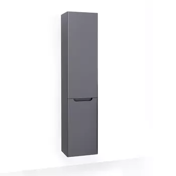 Шкаф пенал для ванной Jorno Wood серый