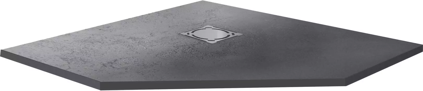 Душевой поддон RGW Stone Tray 90х90 16155099-02 графит, с сифоном