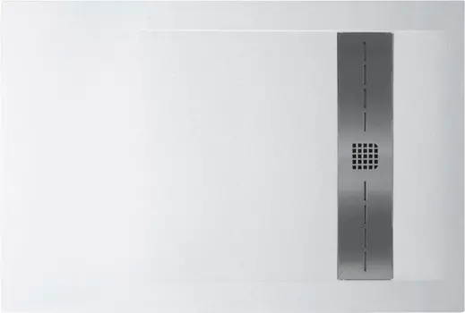 Поддон для душа STWORKI Эстерсунд 140x80 белый камень, с сифоном