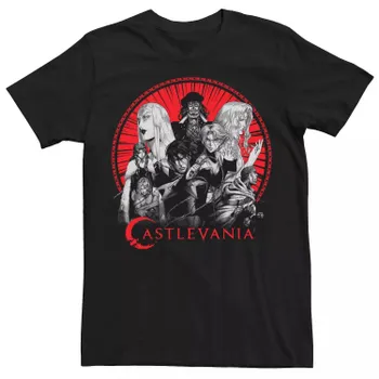 Мужская красная футболка Netflix Castlevania Crew Sun Licensed Character