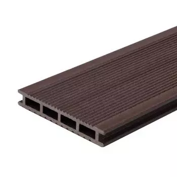 Террасная доска ДПК MultiDeck цвет венге 3000х140х22 мм 0.42 м²