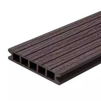 Террасная доска ДПК MultiDeck цвет венге 3000х150х27 мм 0.45 м²