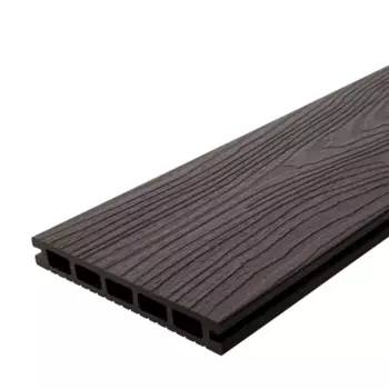 Террасная доска ДПК T-Decks цвет Венге 3000x150x20 мм двусторонний вельвет 0.45 м